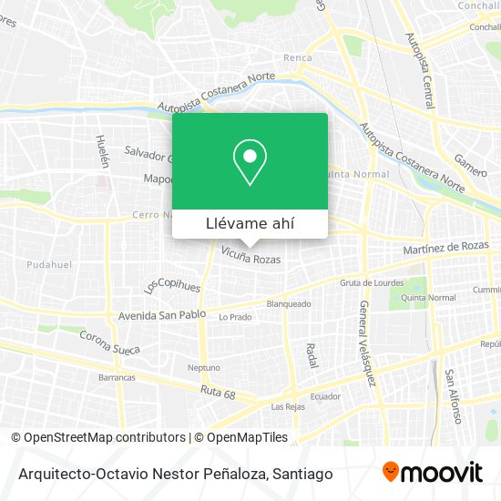 Mapa de Arquitecto-Octavio Nestor Peñaloza