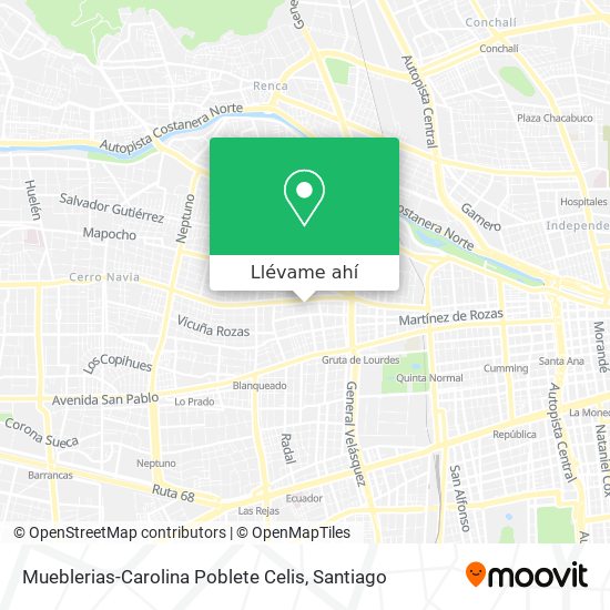 Mapa de Mueblerias-Carolina Poblete Celis