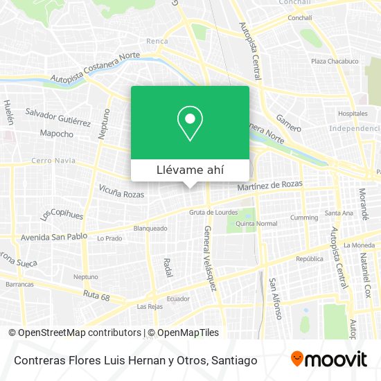 Mapa de Contreras Flores Luis Hernan y Otros