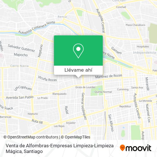 Mapa de Venta de Alfombras-Empresas Limpieza-Limpieza Mágica