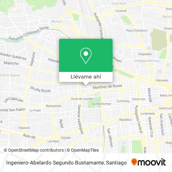 Mapa de Ingeniero-Abelardo Segundo Bustamante