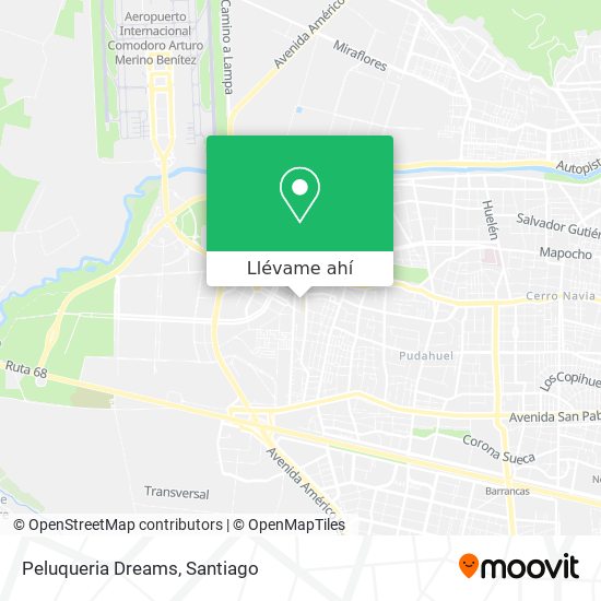 Mapa de Peluqueria Dreams