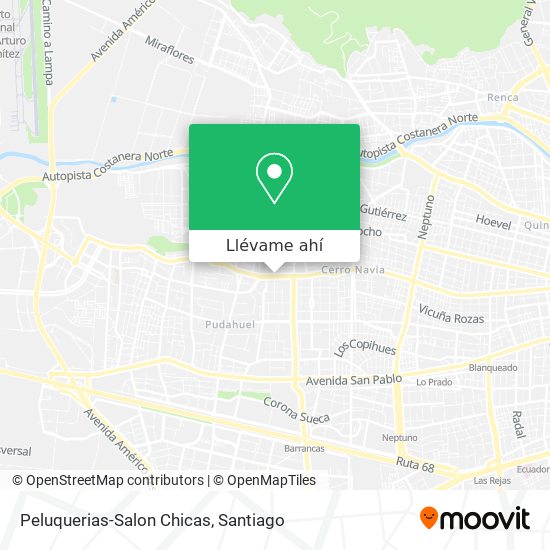 Mapa de Peluquerias-Salon Chicas