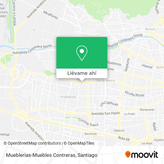 Mapa de Mueblerias-Muebles Contreras