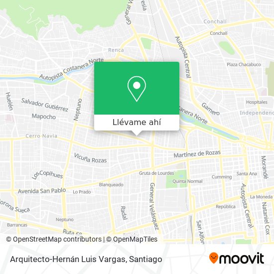 Mapa de Arquitecto-Hernán Luis Vargas