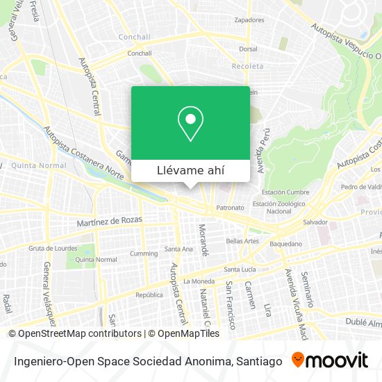 Mapa de Ingeniero-Open Space Sociedad Anonima