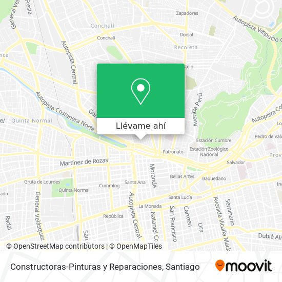 Mapa de Constructoras-Pinturas y Reparaciones