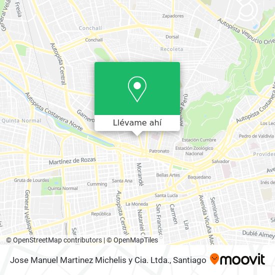 Mapa de Jose Manuel Martinez Michelis y Cia. Ltda.