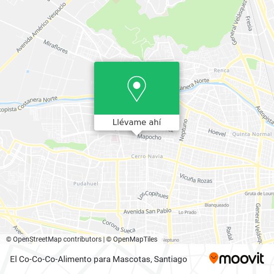 Mapa de El Co-Co-Co-Alimento para Mascotas