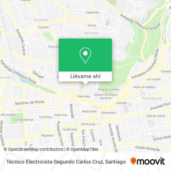 Mapa de Técnico Electricista-Segundo Carlos Cruz