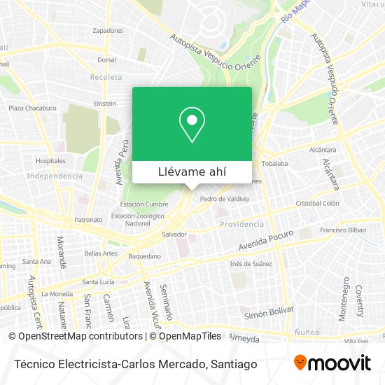 Mapa de Técnico Electricista-Carlos Mercado