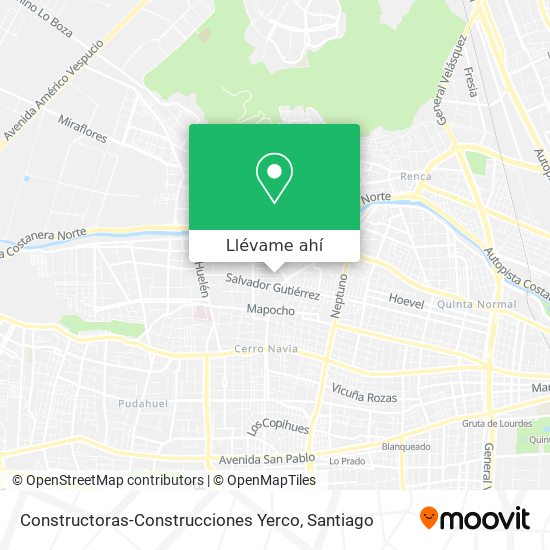 Mapa de Constructoras-Construcciones Yerco