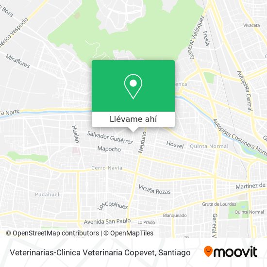 Mapa de Veterinarias-Clinica Veterinaria Copevet