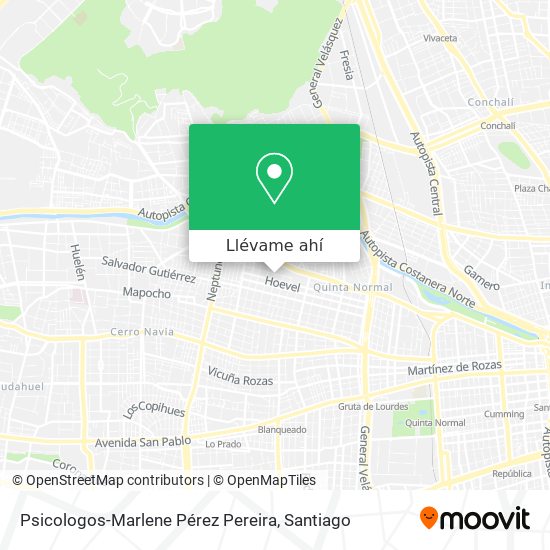 Mapa de Psicologos-Marlene Pérez Pereira