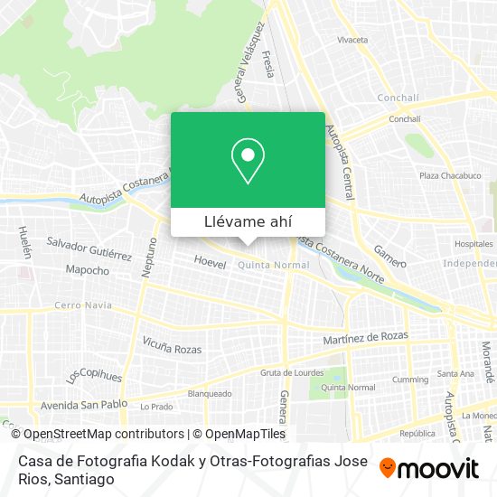 Mapa de Casa de Fotografia Kodak y Otras-Fotografias Jose Rios