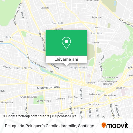 Mapa de Peluqueria-Peluquería Camilo Jaramillo