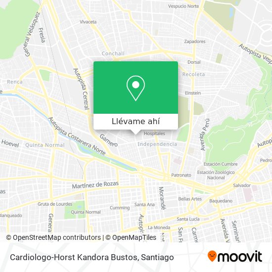 Mapa de Cardiologo-Horst Kandora Bustos