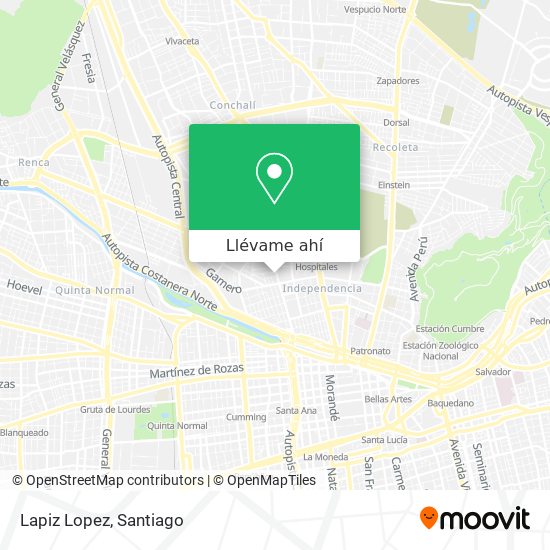 Mapa de Lapiz Lopez