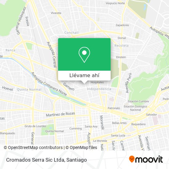 Mapa de Cromados Serra Sic Ltda