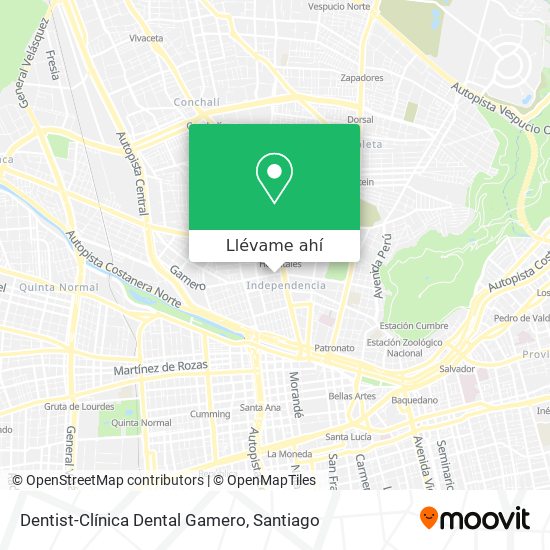 Mapa de Dentist-Clínica Dental Gamero