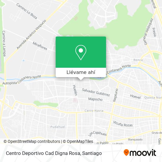 Mapa de Centro Deportivo Cad Digna Rosa