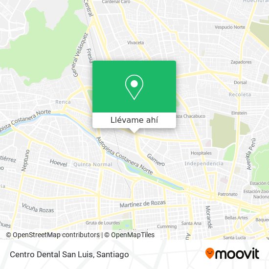 Mapa de Centro Dental San Luis