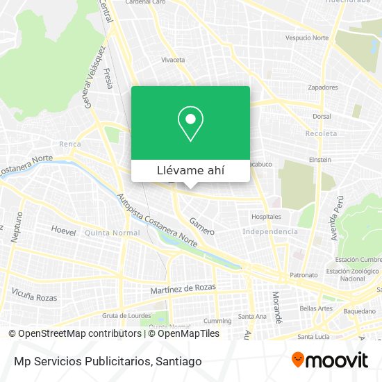 Mapa de Mp Servicios Publicitarios