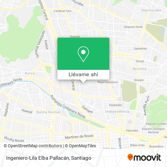 Mapa de Ingeniero-Lila Elba Pallacán