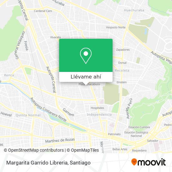 Mapa de Margarita Garrido Libreria