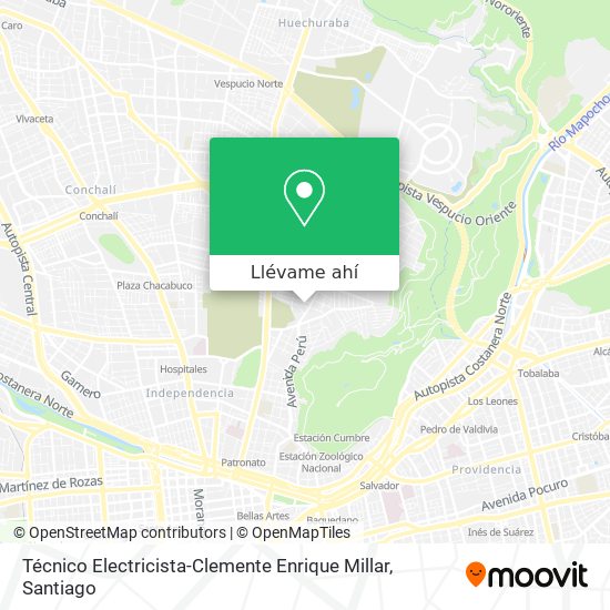 Mapa de Técnico Electricista-Clemente Enrique Millar