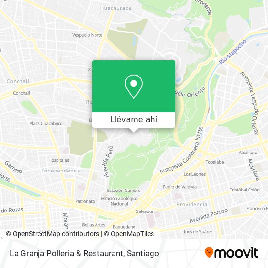 Mapa de La Granja Polleria & Restaurant