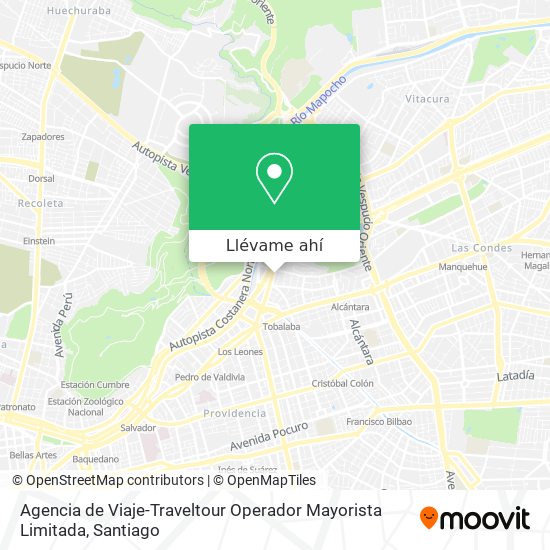Mapa de Agencia de Viaje-Traveltour Operador Mayorista Limitada