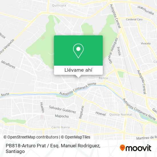Mapa de PB818-Arturo Prat / Esq. Manuel Rodríguez