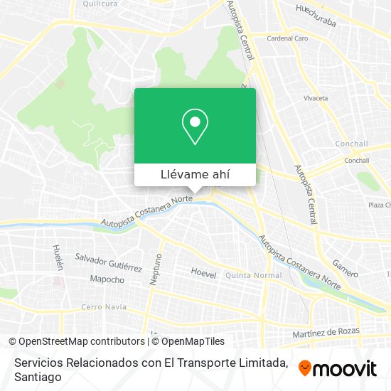 Mapa de Servicios Relacionados con El Transporte Limitada