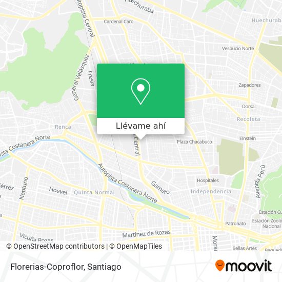 Mapa de Florerias-Coproflor