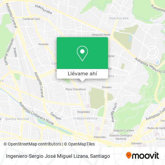 Mapa de Ingeniero-Sergio José Miguel Lizana