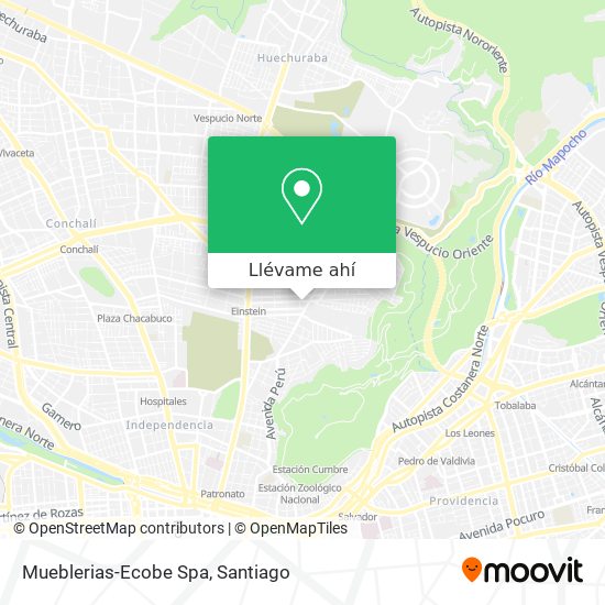 Mapa de Mueblerias-Ecobe Spa
