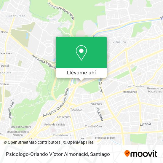 Mapa de Psicologo-Orlando Víctor Almonacid
