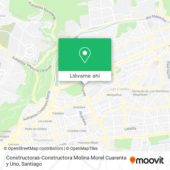 Mapa de Constructoras-Constructora Molina Morel Cuarenta y Uno