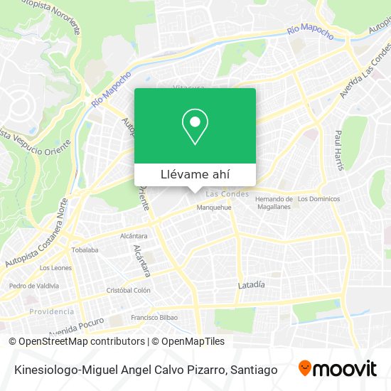 Mapa de Kinesiologo-Miguel Angel Calvo Pizarro