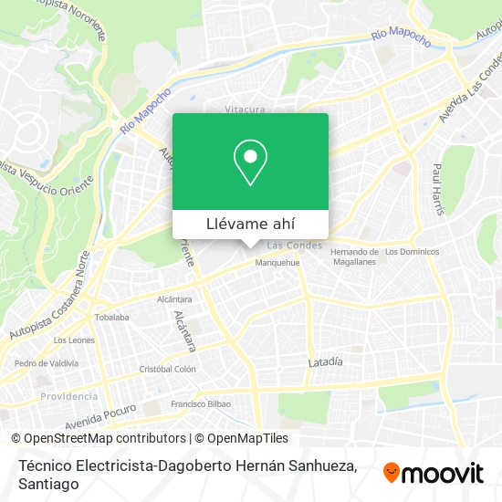 Mapa de Técnico Electricista-Dagoberto Hernán Sanhueza