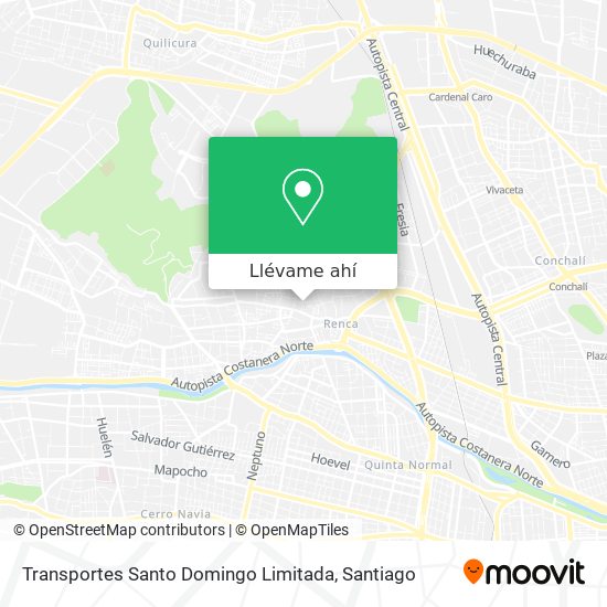 Mapa de Transportes Santo Domingo Limitada