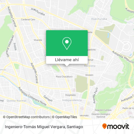 Mapa de Ingeniero-Tomás Miguel Vergara