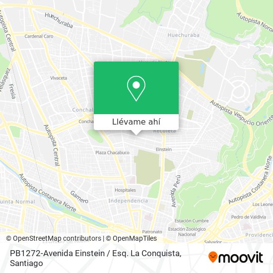 Mapa de PB1272-Avenida Einstein / Esq. La Conquista