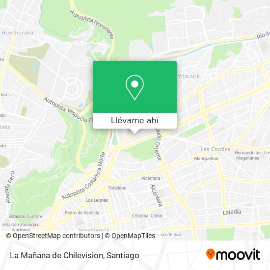 Mapa de La Mañana de Chilevision