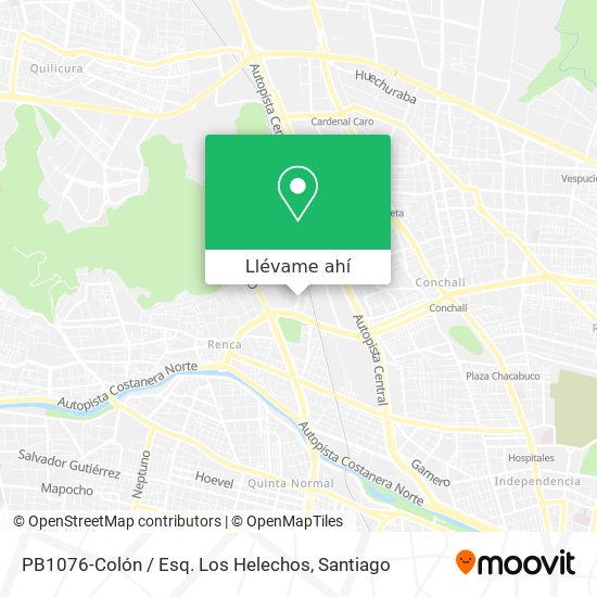 Mapa de PB1076-Colón / Esq. Los Helechos
