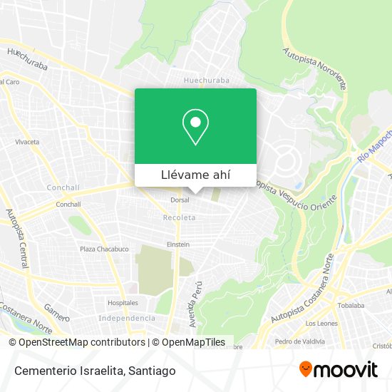 Mapa de Cementerio Israelita