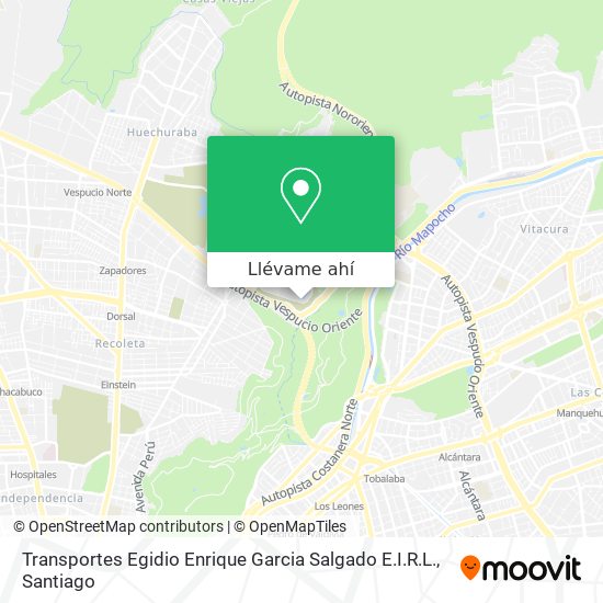 Mapa de Transportes Egidio Enrique Garcia Salgado E.I.R.L.