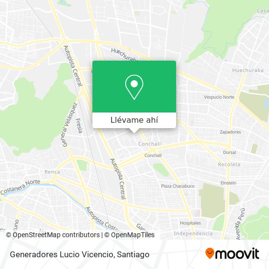 Mapa de Generadores Lucio Vicencio