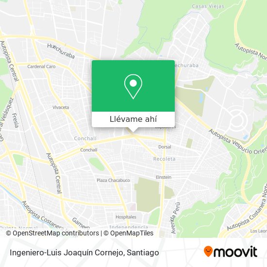 Mapa de Ingeniero-Luis Joaquín Cornejo